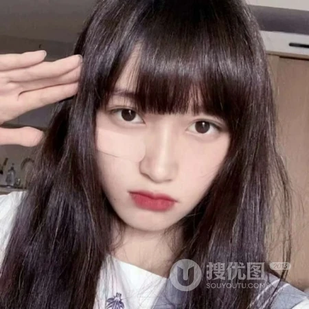 长发少女心微信头像，大眼，可爱，嘟嘴的女生头像