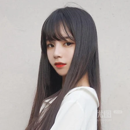长发少女心微信头像，大眼，可爱，嘟嘴的女生头像