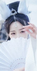 &ldquo;白狐&rdquo;主题古风长腿白狐摄影图片高清就是很惊艳