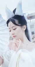 &ldquo;白狐&rdquo;主题古风长腿白狐摄影图片高清就是很惊艳