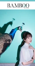 宣璐气质优雅白衣旗袍装杂志写真封面图片