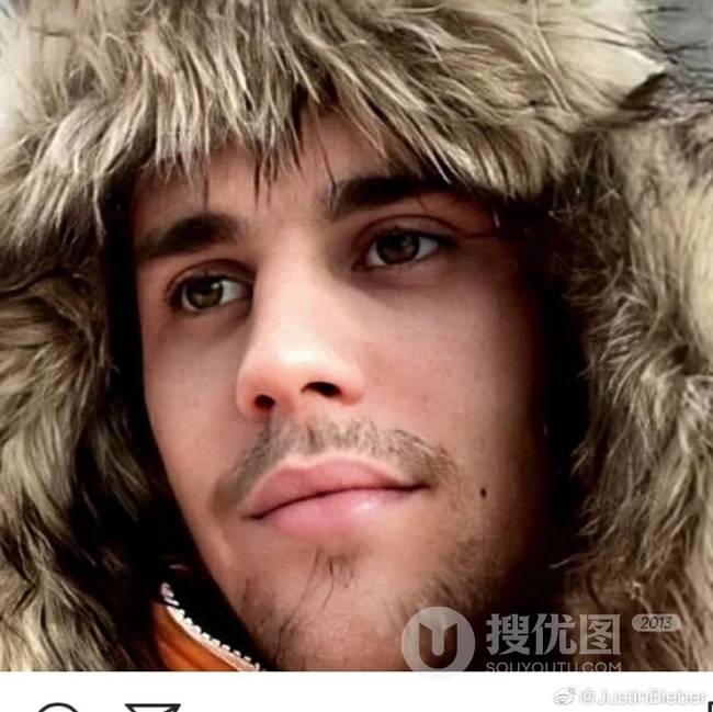 贾斯汀比伯自拍显成熟搞怪图片
