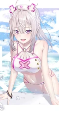 湿身，性感，大胸二次元动漫少女插画手机壁纸套图