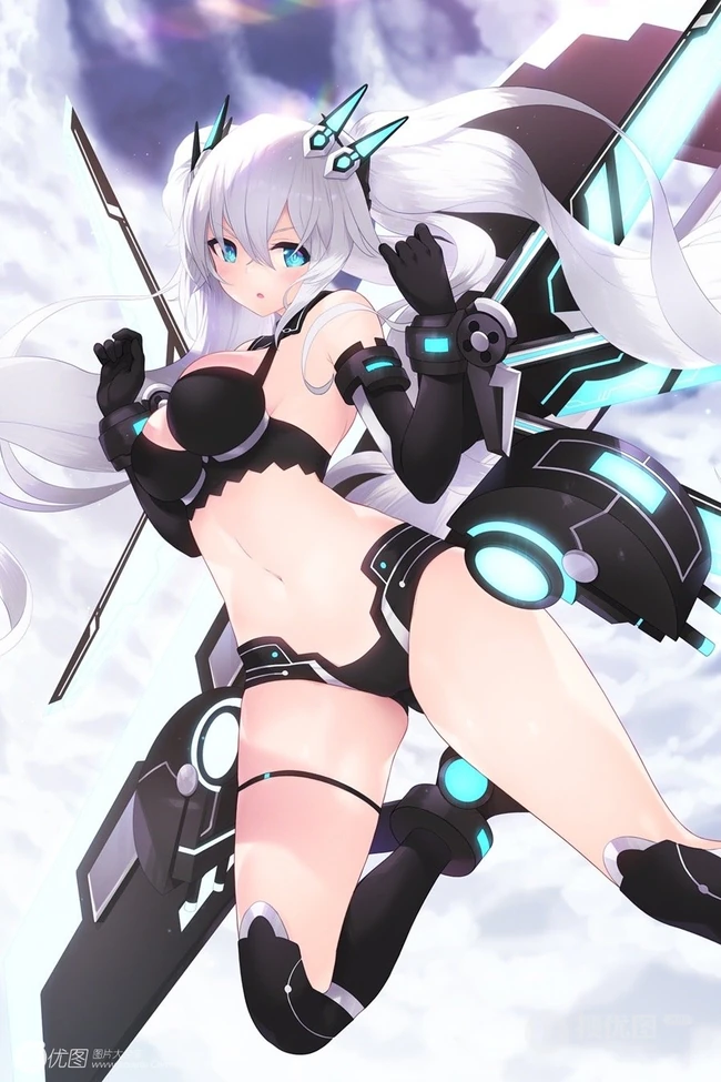 帅气二次元动漫女战士手绘动漫女生