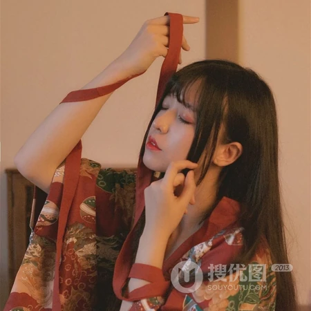 穿和服的气质小姐姐QQ头像套图推荐，好喜欢啊