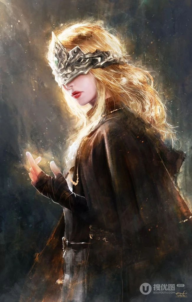 惟妙惟俏，精致唯美的欧女生生人物插画，画师《razaras》板绘人物作品