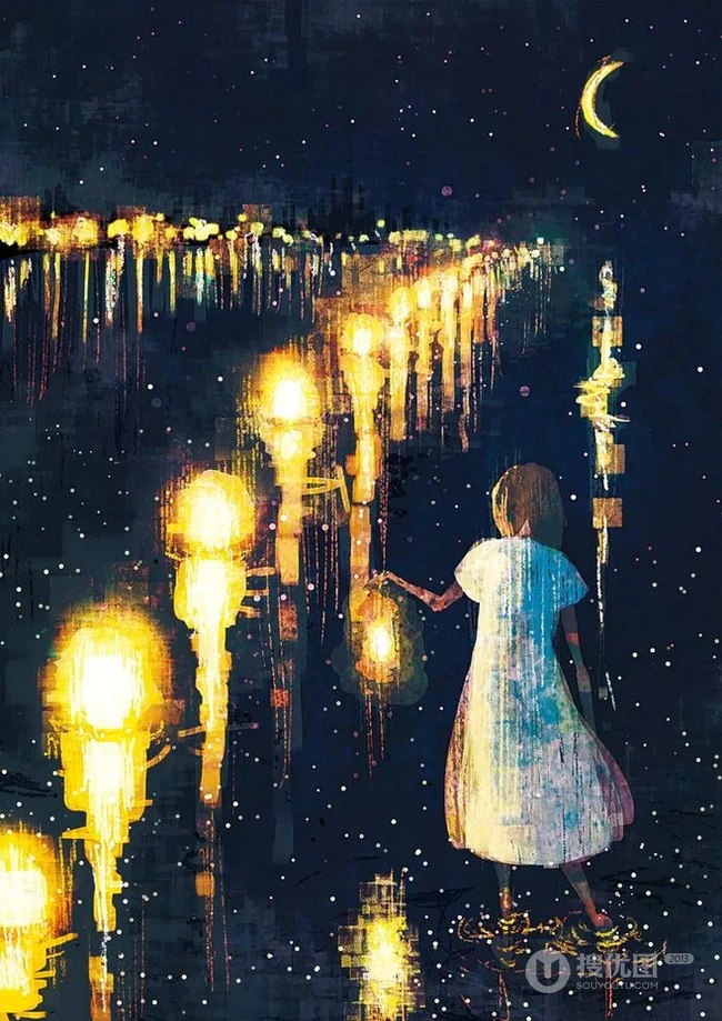 超美小女孩人物插画，奇妙又美好的幻想，画师しまざきジョゼ作品集