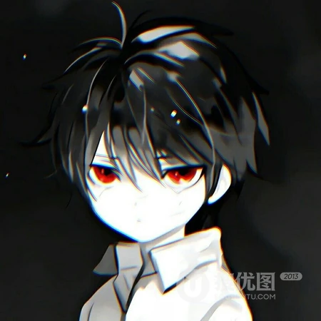 太喜欢这组动漫情头了，大眼动漫男女生头像推荐