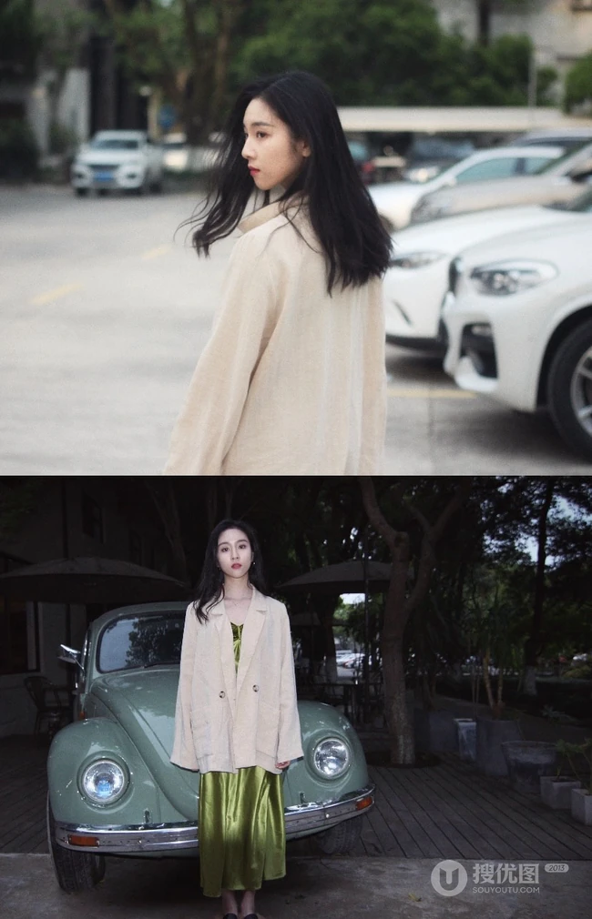 纯少女葛施敏户外街拍写真美照