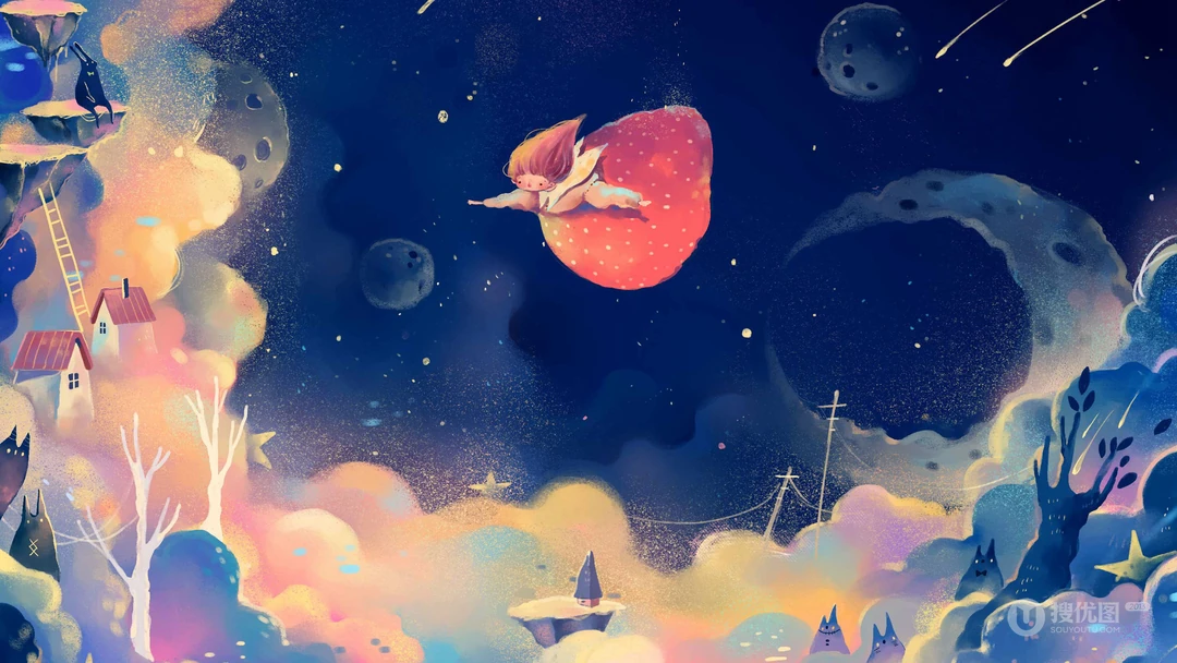 奇幻超创意的动漫场景人物等高清2k桌面壁纸