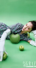 宋妍霏甜美水果主题系列服饰清新杂志封面写真图片集