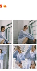 袁姗姗微博4月28日晒氧气感满满美照
