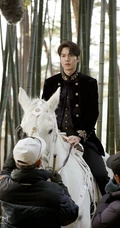 电视剧《The King：永远的君主》李敏镐拍戏花絮剧照图片
