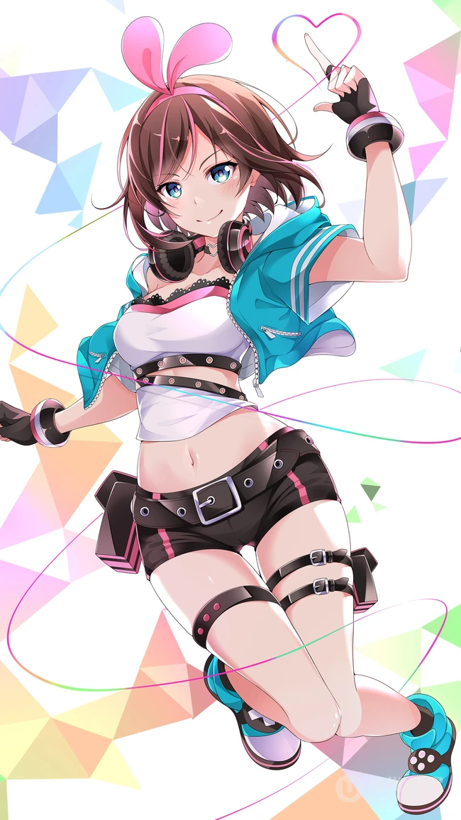 超可爱小清新的动漫兔女郎美女手机壁纸