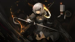 动漫女武士主角出自&ldquo;机械纪元&rdquo;原画动漫壁纸图片