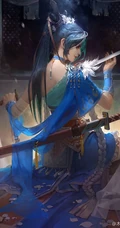 三国杀动漫人物皮肤原画图片，策略卡牌桌面游戏三国杀精致皮肤图片