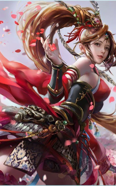 三国杀动漫人物皮肤原画图片，策略卡牌桌面游戏三国杀精致皮肤图片