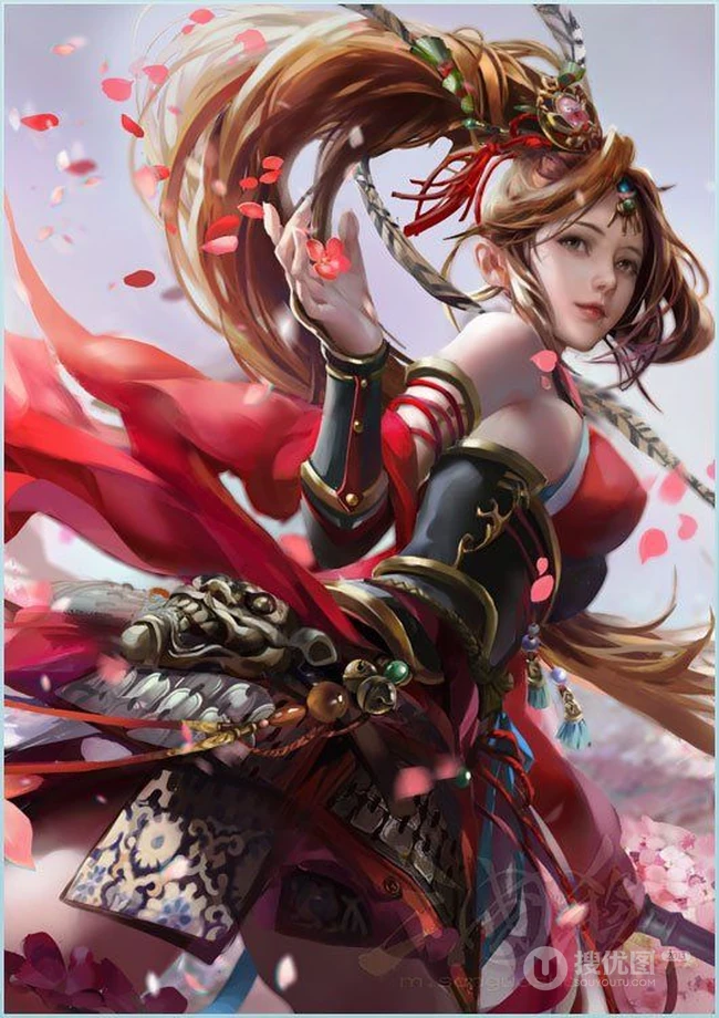 三国杀动漫人物皮肤原画图片，策略卡牌桌面游戏三国杀精致皮肤图片