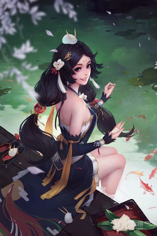 三国杀动漫人物皮肤原画图片，策略卡牌桌面游戏三国杀精致皮肤图片