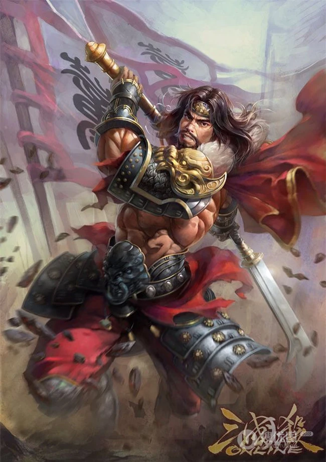 三国杀动漫人物皮肤原画图片，策略卡牌桌面游戏三国杀精致皮肤图片