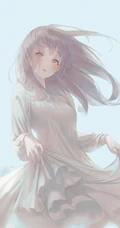 超清凉清爽的动漫少女睡衣，连衣裙唯美气质图片