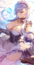 超清凉清爽的动漫少女睡衣，连衣裙唯美气质图片