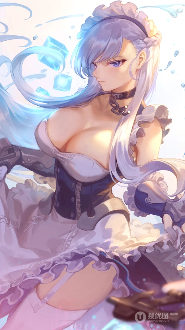 超清凉清爽的动漫少女睡衣，连衣裙唯美气质图片