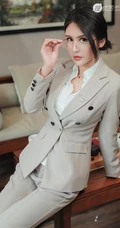 办公室气质线条女秘书女郎西装制服气质写真图片图集