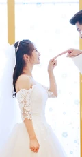 邢菲、金泽主演《忘记你记得爱情》恩爱结婚婚礼现场剧照图片
