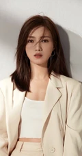 傅晶气质短款装写真图片