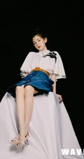 哈妮克孜漫潮四月刊杂志写真图片，乖女孩也有一颗爱冒险的心