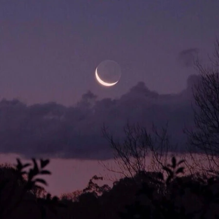 晚安图片，适合朋友圈的唯美夜景，星光，月亮意境图片