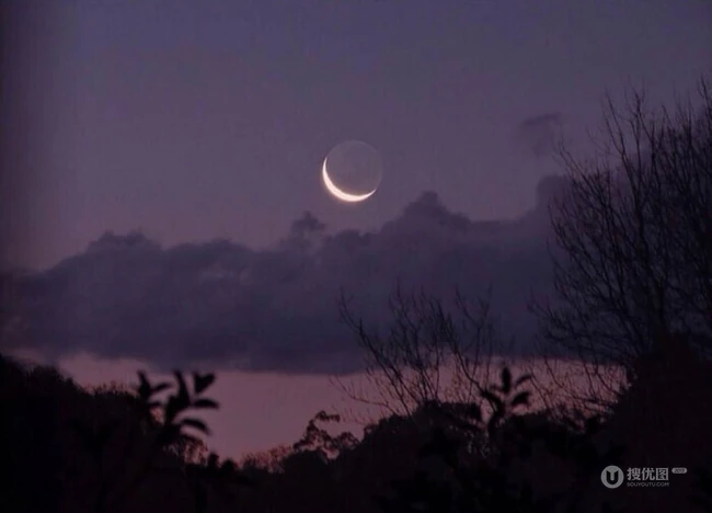 晚安图片，适合朋友圈的唯美夜景，星光，月亮意境图片