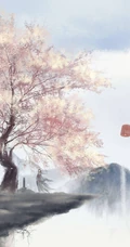 唯美如画古风女生，美人背影手绘图片，可做手机壁纸古风美图