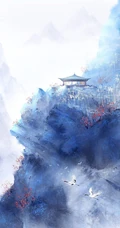 唯美中国风特色的场景插画美图，美轮美奂的古风特色场景