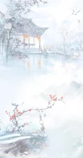唯美中国风特色的场景插画美图，美轮美奂的古风特色场景
