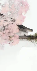 唯美中国风特色的场景插画美图，美轮美奂的古风特色场景