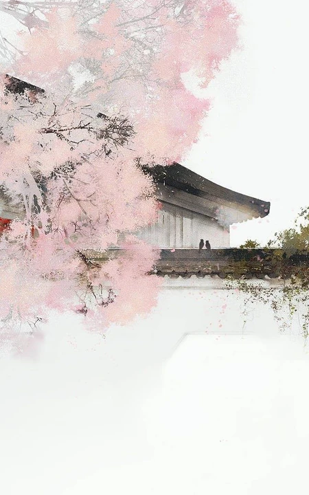 唯美中国风特色的场景插画美图，美轮美奂的古风特色场景