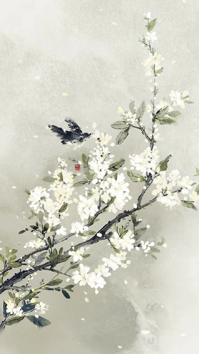 唯美中国风特色的场景插画美图，美轮美奂的古风特色场景