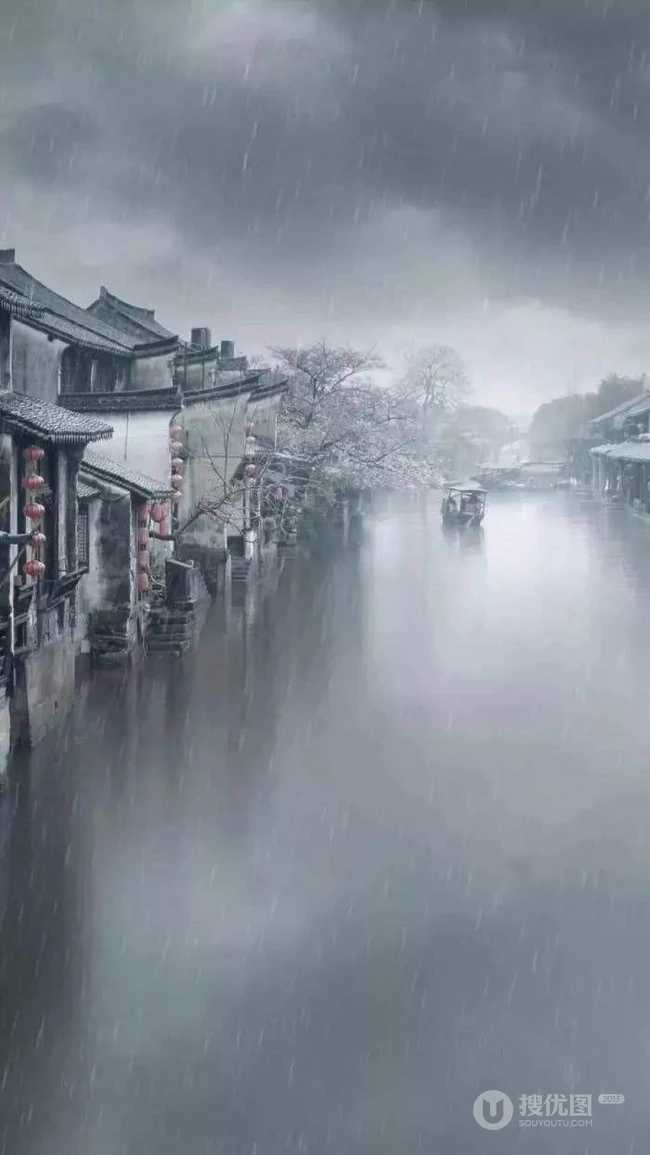 唯美中国风特色的场景插画美图，美轮美奂的古风特色场景