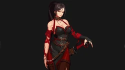 插画大神逼真的高质量动漫美女插画桌面壁纸