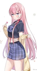 简洁又好看的二次元兔女郎少女高清手机背景图片