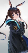 简洁又好看的二次元兔女郎少女高清手机背景图片