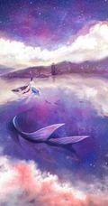 美人鱼图片，各种画风二次元动漫手绘美人鱼插画图片
