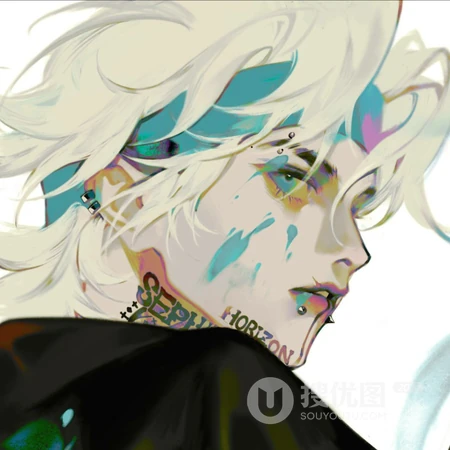 抖音热门爱帅酷，喜欢神秘感的男生用动漫潮男头像