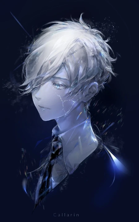 漫画《宝石之国》人物超精美画风头像图片，画师callarinc作品