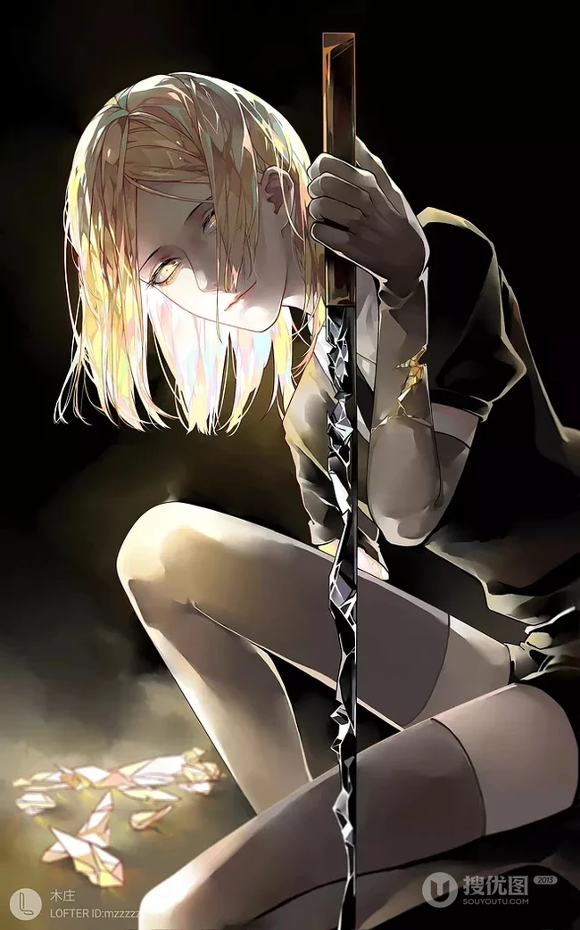 漫画《宝石之国》人物超精美画风头像图片，画师callarinc作品