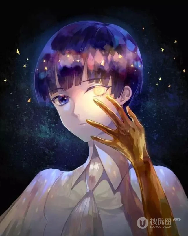 漫画《宝石之国》人物超精美画风头像图片，画师callarinc作品