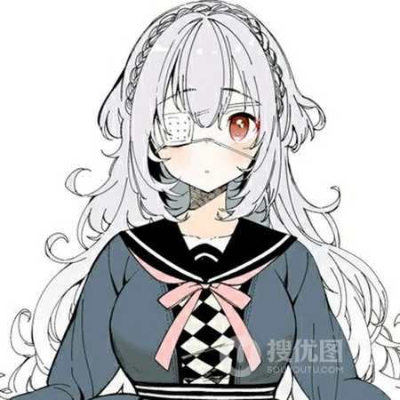 忧郁伤感的动漫少女插画动漫头像图片