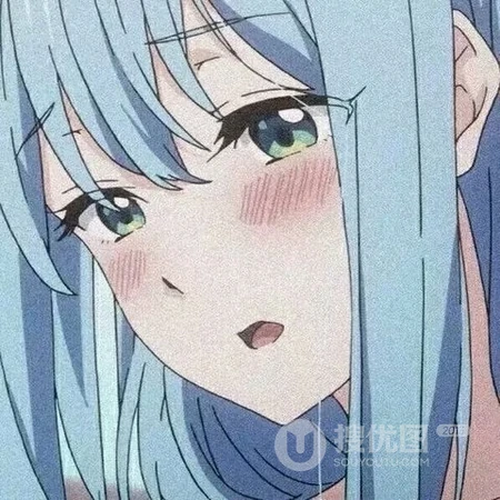 忧郁伤感的动漫少女插画动漫头像图片